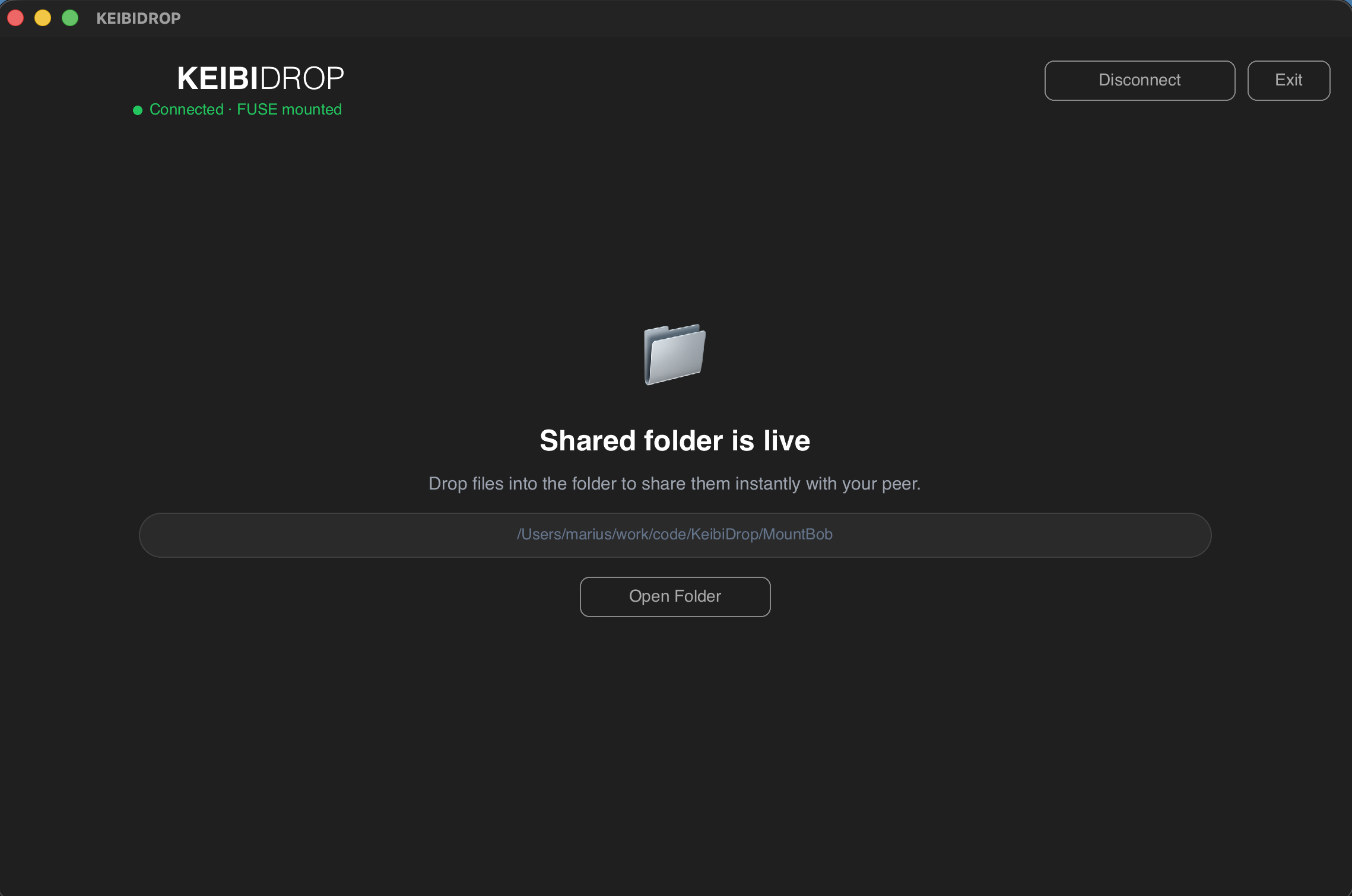 FUSE mode with shared files