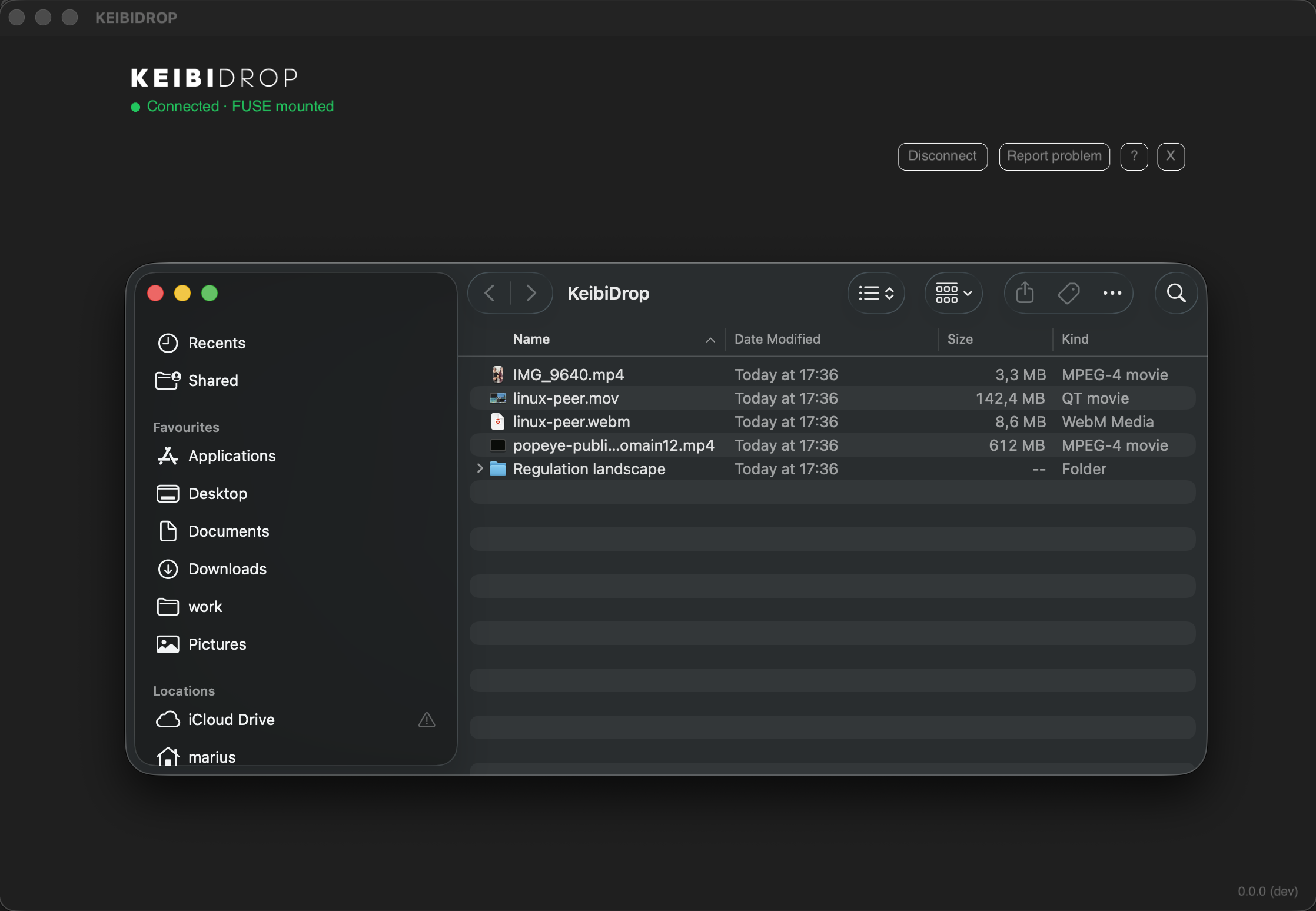 Shared files in macOS Finder
